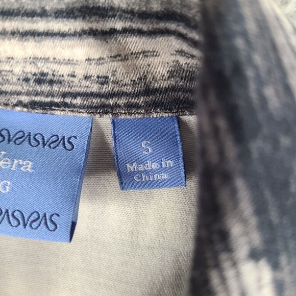 Simply Vera‎ Jacket Blazer Womens Small Black White Plaid Button Double Breasted - Picture 5 of 16